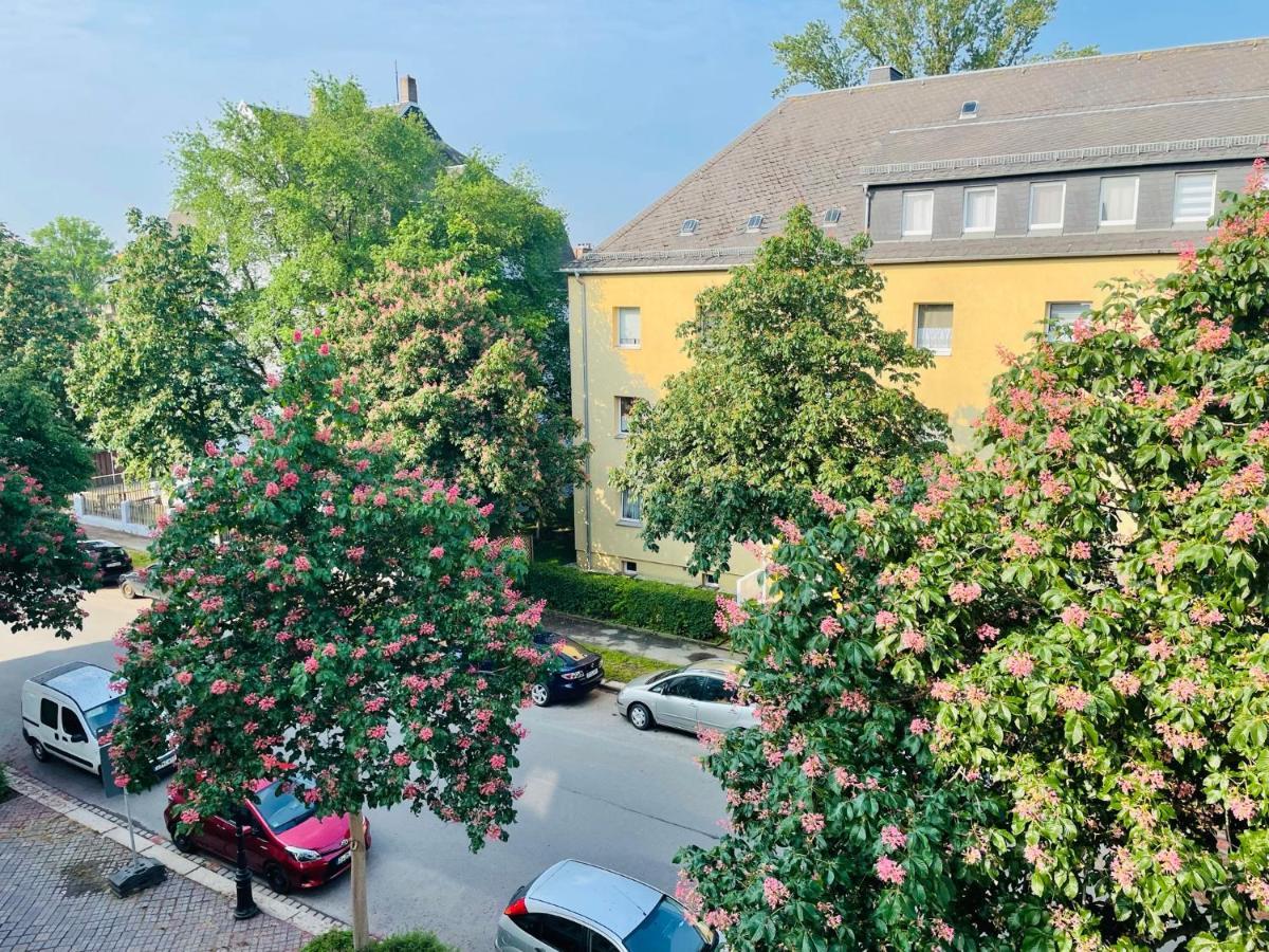 "Glueck Auf" Lichtdurchflutete Schicke Ferienwohnung In Zwickau Luaran gambar